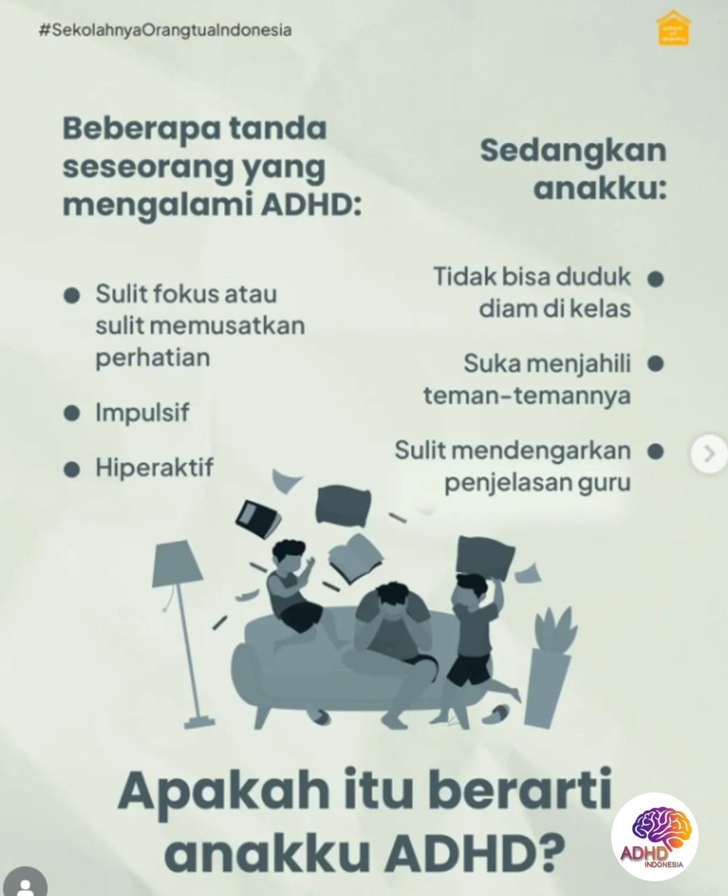 Ciri dan Gejala ADHD pada Anak Usia Dini di Kabupaten Banggai